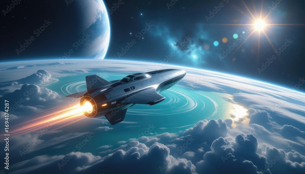 Obraz premium earth and space