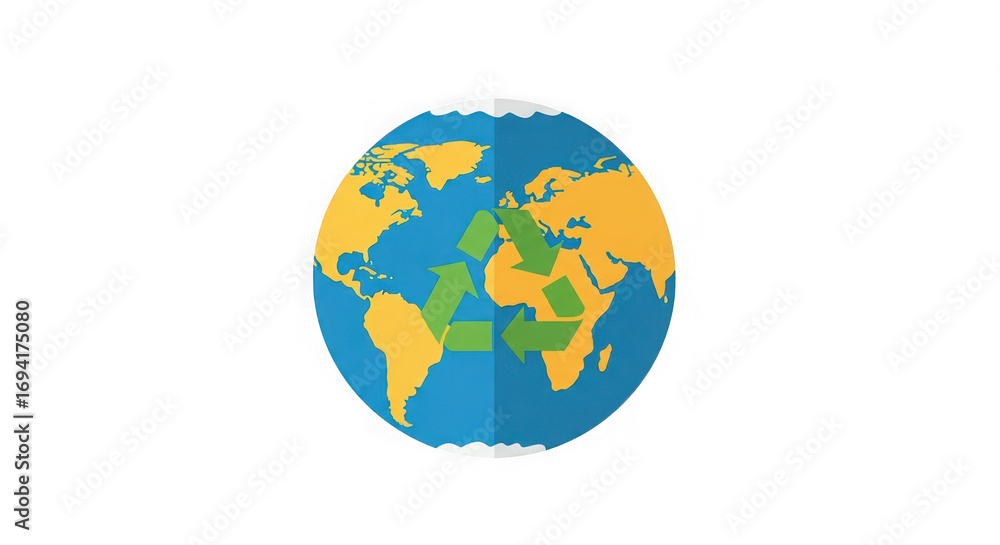 Naklejka premium Detailed 3d earth globe rotating with continents oceans atmosphere visible showing global geography and planet overview transparent background