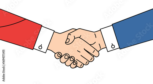 Two people shaking hands a sign of agreement and collaboration in business and professional settings