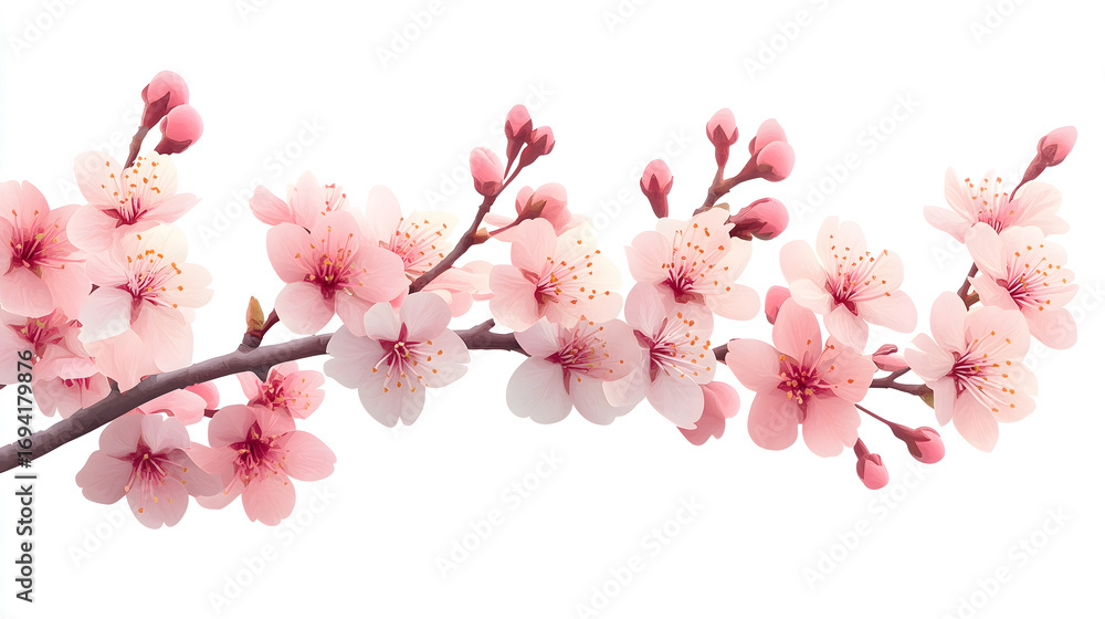 Fototapeta premium Cherry Blossom Illustration