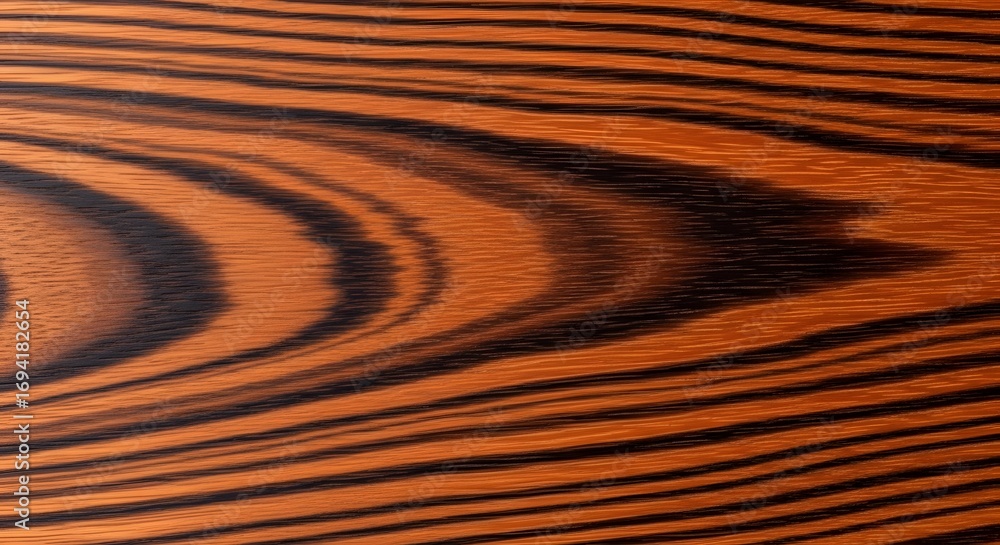 Naklejka premium Sunset on the Sahara desert's golden dunes, a beautiful landscape with rippling sand patterns under a vast sky