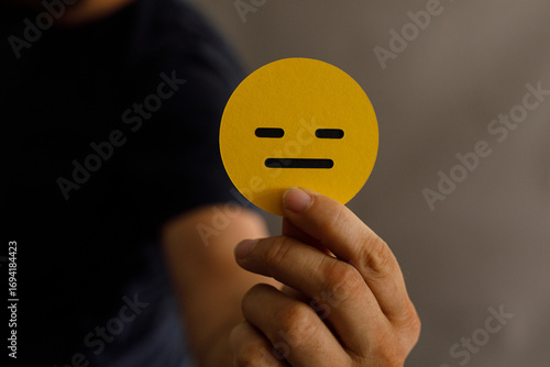 Stock photo of a person hol...