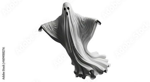 Billede på lærred Isolated Ghost