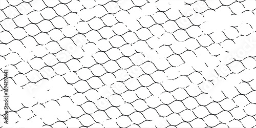 PrintMesh texture for fishing nets. Seamless pattern for sportswear or soccer goal, volleyball net, basketball hoop