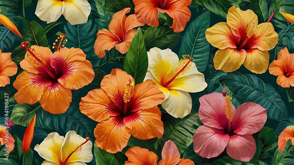 custom made wallpaper toronto digitalcanvas  flower background