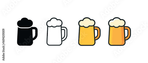 Vector icon sushi plate same pose same proportions four styles black solid glyph outline minimal flat multicolor filled cartoon flat shaded.