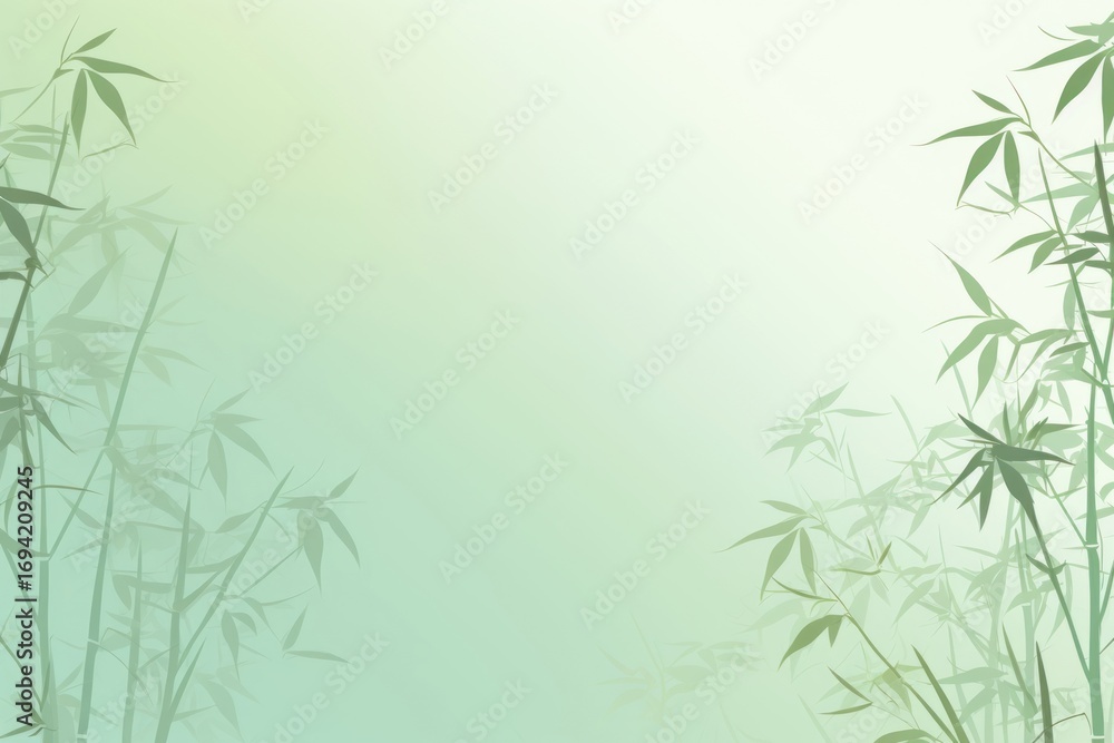 Fototapeta premium Soft green bambooes backgrounds abstract nature.