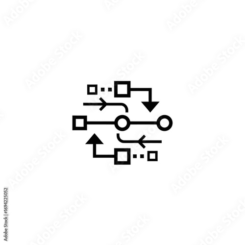 Wallpaper Mural Process Flowchart Diagram System Network. Torontodigital.ca