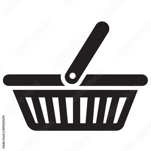 black and white silhouette of a basketball vector on a white background