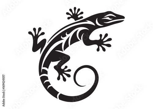 lizard logo silhouette vector, lizard silhouette vector illustration, gecko silhouette vector design, house lizard vector silhouette, gecko lizard logo silhouettes vector on white background. 