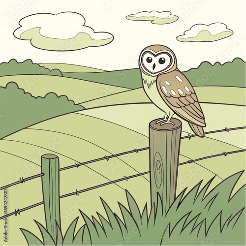 bird on a fence