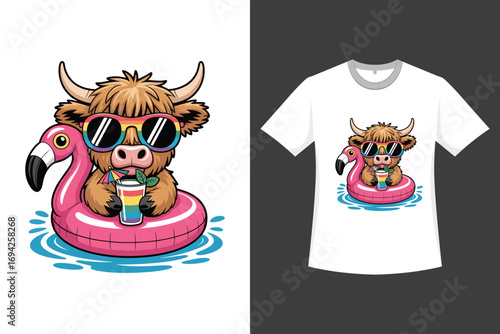 Flamingo t-shirt vector design
