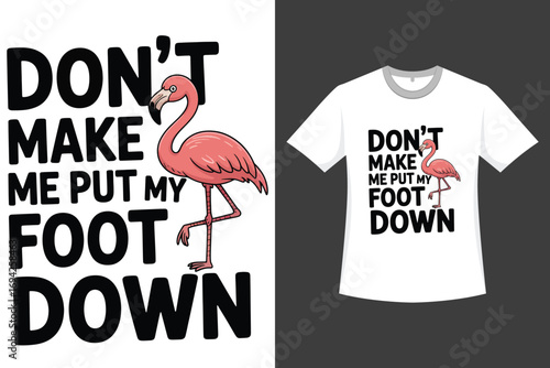 Flamingo t-shirt vector design