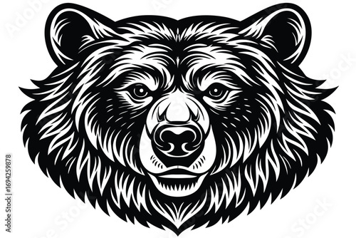 bear head icon.
