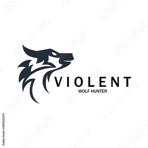 Wolf vector illustration design