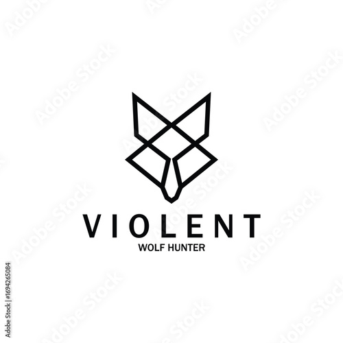 Wolf vector illustration design
