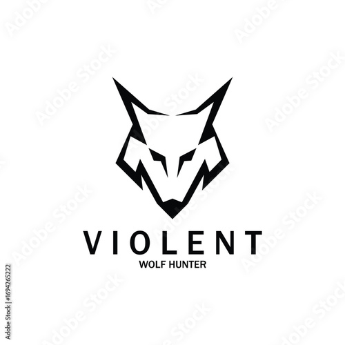 Wolf vector illustration design