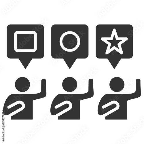 Ethnicity Glyph Icon