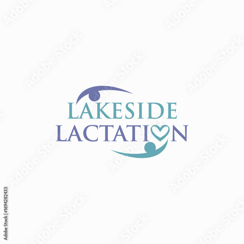 lactation logo design template