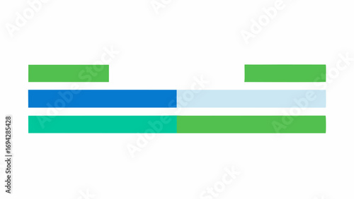 Dual Graph Bar Chart A horizontal bar chart with two bars side by side one showing chronological age in blue and the other showing biological age in green with a clear label on
