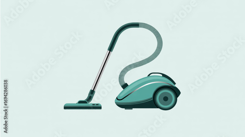 Canister vacuum cleaner for home cleaning appliance and floor care equipment design