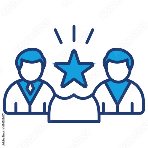 Personality Blue Icon