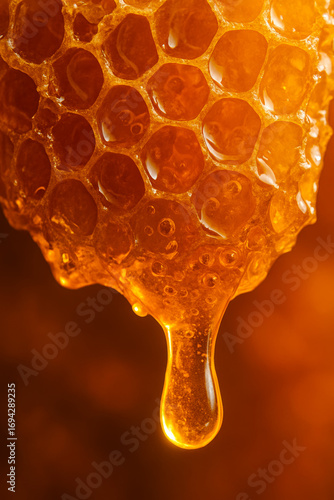close up of honey