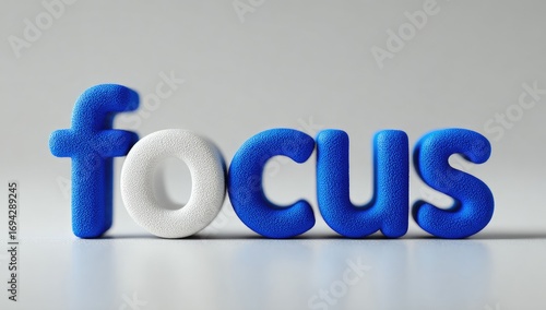 3D rendered word 