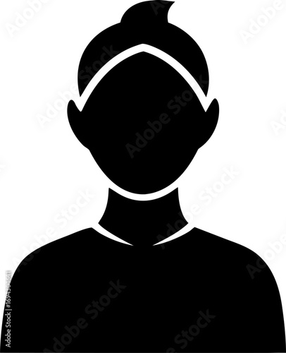 Gain silhouette icon vector on white background 