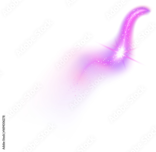 Purple Neon Swirl