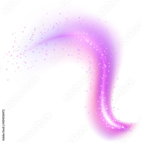 Purple Neon Swirl