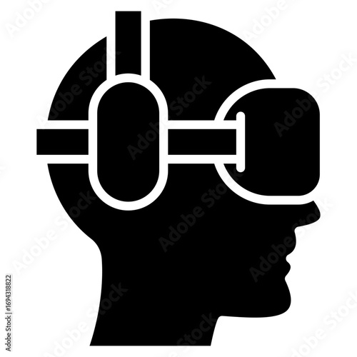 Vr Glyph Icon