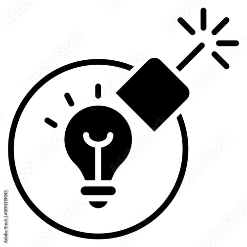 Disruption Glyph Icon