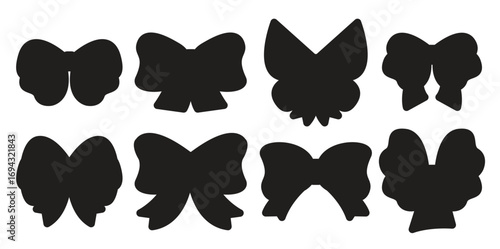 colorful hair ribbon vector icon vector illustration