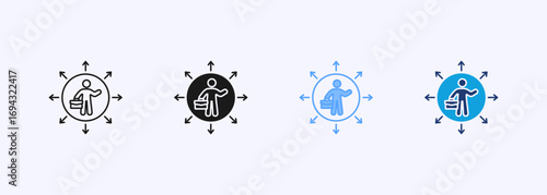 Career Opportunity Icon Collection Set Multiple Style