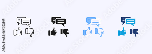 Feedback Icon Collection Set Multiple Style