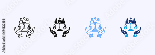 Equity Icon Collection Set Multiple Style