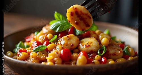 Sorrentinos from Argentina served authentically on a plate
