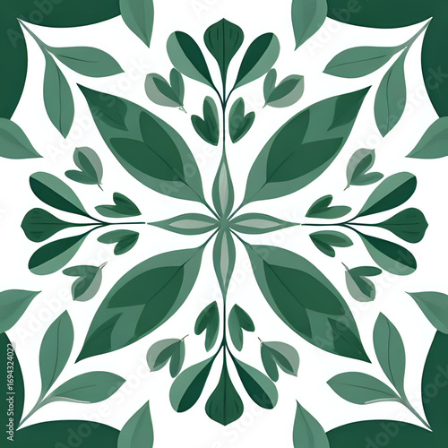 seamless pattern with leaves