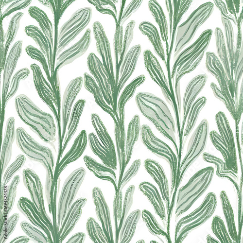 seamless pattern with leaves