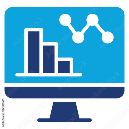 Data-Driven Design  Mixed color icon