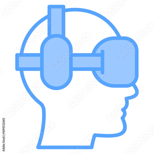 Vr Blue Icon