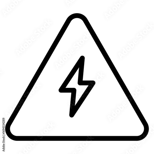 Hazard icon vector illustration