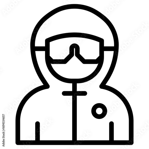 Safety clothing icon vector illustration