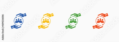 Retention Icon Collection Set Color Multiple Style