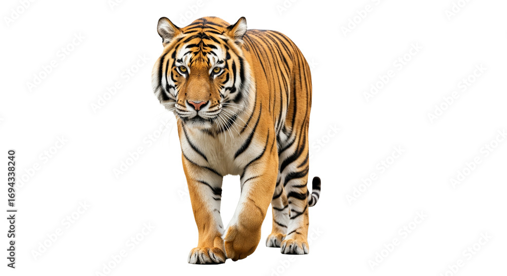 Obraz premium Tiger transparent PNG background