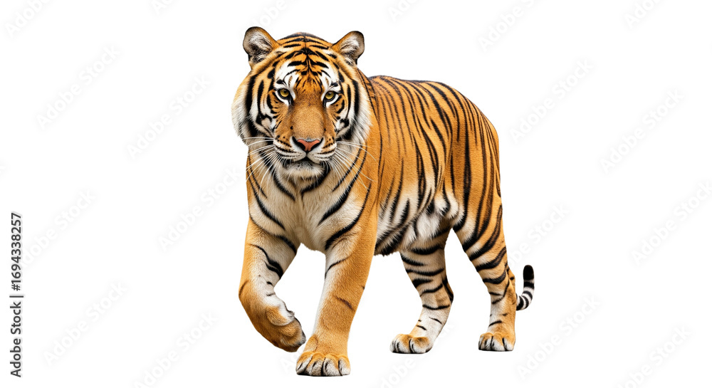 Obraz premium Tiger transparent PNG background