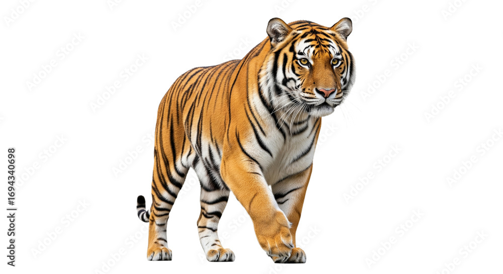 Obraz premium Tiger transparent PNG background