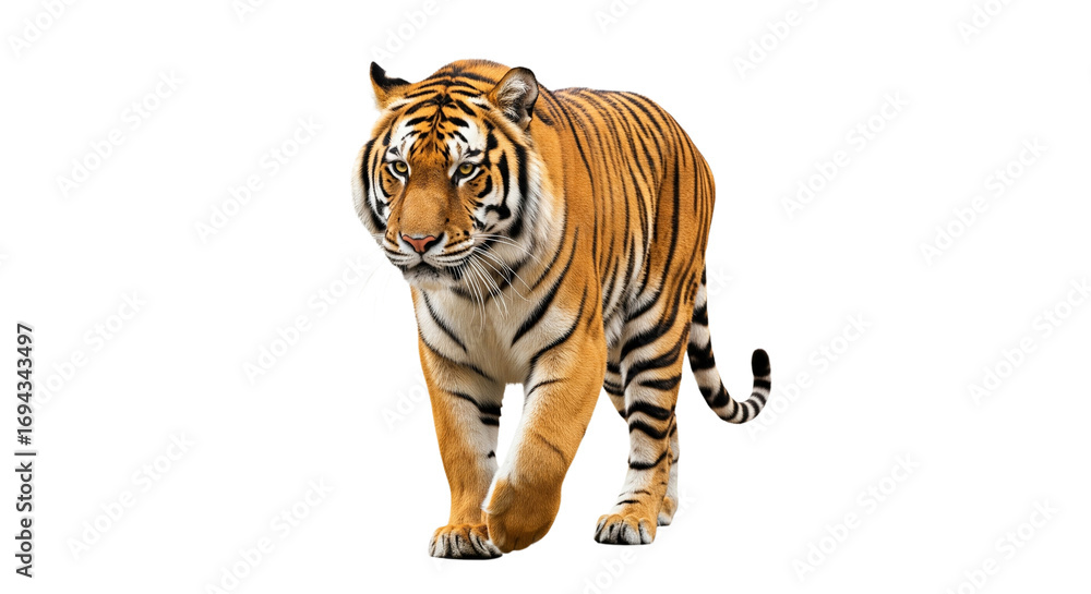 Obraz premium Tiger transparent PNG background