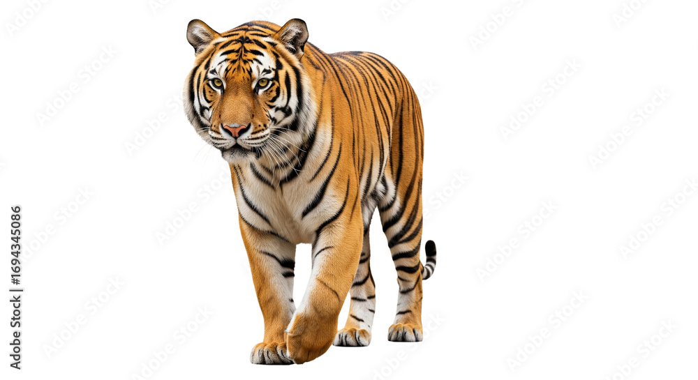 Obraz premium Tiger transparent PNG background